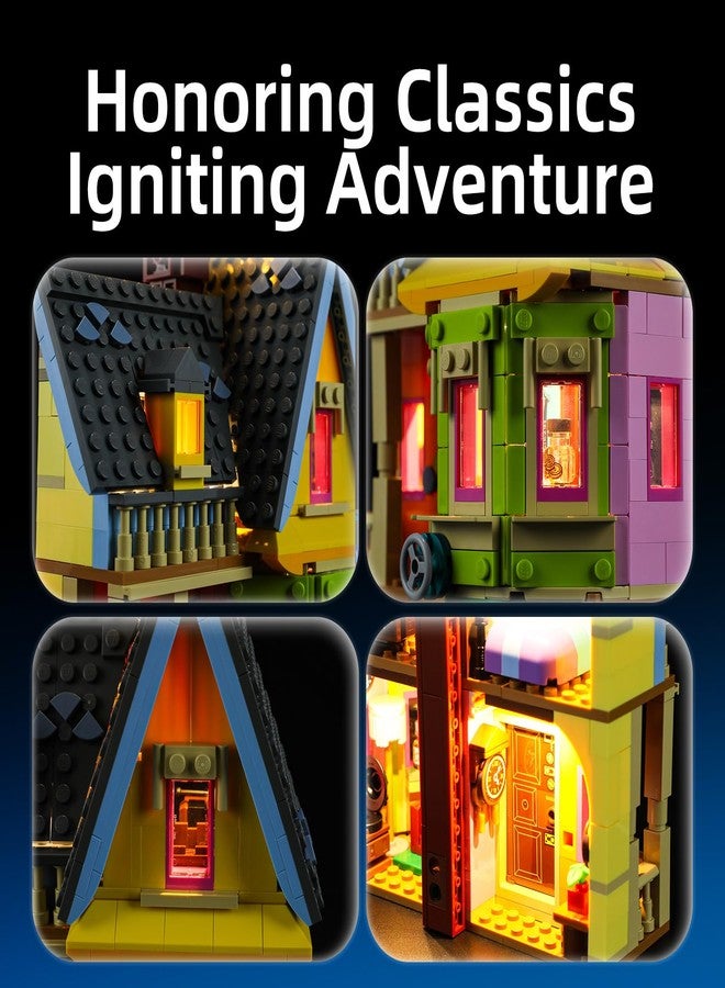 YEABRICKS LED Light for Lego-43217 Disney Up House Building Blocks Model (Lego Set NOT Included) - Image 2